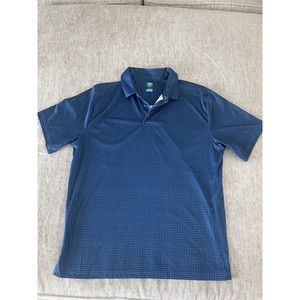 men's Pro Tour polo shirt xl cool play Black blue Check  design